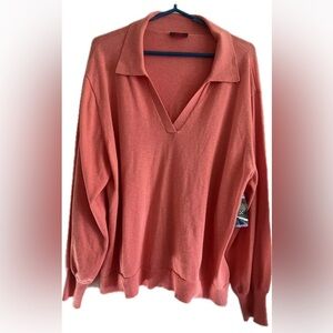 vince camuto polo shirt Sz XL Women